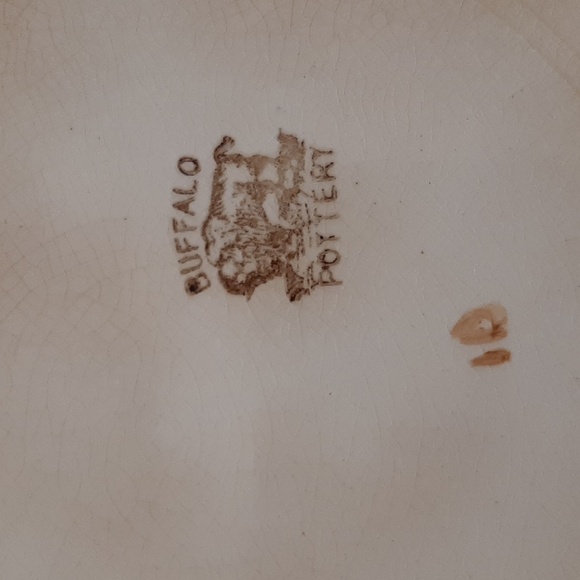 1918 Buffalo Pottery, USA cabinet plate - Picture 2 of 4